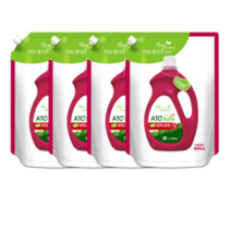 아토세이프 로하스인증 드럼겸용 액상세제 리필, 1.8L, 8개입
