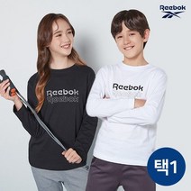 리복 키즈 주니어 데일리 라운드 티셔츠 1종 170사이즈까지