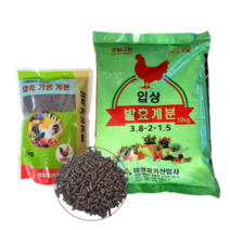 계분 압축 입상 발효계분 2Kg 10Kg 펠렛 냄새적은 로얄그린 텃밭거름 퇴비 조경 과수, 1개