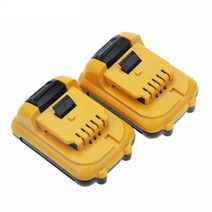 무선드라이브Dewalt-DCB120 리튬 이온 배터리 12V 3Ah 4Ah DCB123 DCD710 전동 공구 교체용, 03 2 Piece 3.0Ah