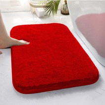 SKANDSALO 양말목 발매트 복층계단 인테리어 코스트코 주방매트 규조토 빨아쓰는 구조토두꺼운 욕실, 80x100cm 머리 높이 약 3cm, 빨간