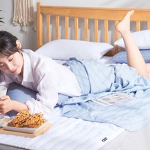 얇은 인견필 여름 홑이불 냉감 낮잠 캠핑 이불
