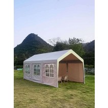 야외텐트 간이 차고지 주차장 집 천막 캐노피 마당, 옵션2. 3X3