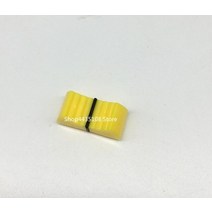 키보드 키캡 체리프로파일 측각 블랙 PBT키캡 페이더 노브 캡 터치 감지 슬라이더 믹서, 노란색