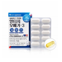 유유생활건강 네이처스 프라임 알티지 오메가3 1205mg 60캡슐, 1개