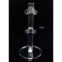 안경집 정리함 보관함 케이스 다중레이어 투명 아크릴 선글라스 스탠드 안경 쇼케이스 디스플레이 홀더, 02 stnd for 2 pirs
