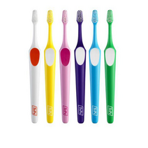 테페 슈프림 2단 미세모 컴팩트 칫솔 랜덤발송, 20개, 1개입