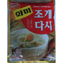 화미 조개다시, 2kg, 4개
