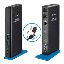 ITec Itec USB 3.0 듀얼 HDMI 도킹 스테이션 윈도우 리눅스 우분투 안드로이드 5 크롬 OS 범용 노트북 허브 디스플레이 링크 고속 충전 지원 2X 6X 기가비트 이