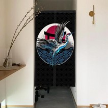 동물 문 커튼 중국어 잉어 호랑이 표범 새 파티션 화면 복도 입구 출입구 일본 방 장식, CTS00737+70x150cm