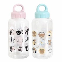 샤론앤봉누누라운드루프물병 마이보틀 물통 물병 캐릭터보틀 소, 색상:샤론, 단품