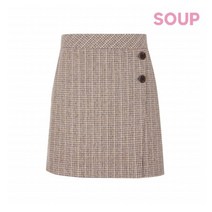 [SOUP] [숲]() 체크 패턴 숏 렝스 스커트(SX2SR88)