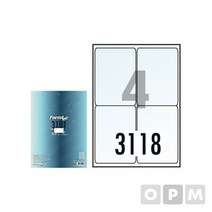 용방수라벨PP-3118 10매 물류관리용 99.1x140mm, 없음