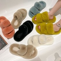 기타 225-260mm 빅사이즈가능 털신발 털슬리퍼 밍크 방한화 털신 A716, 베이지:245-250mm