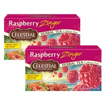 셀레셜시즈닝스 라즈베리 진저 허브 티 무카페인, 2.3g, 40개입