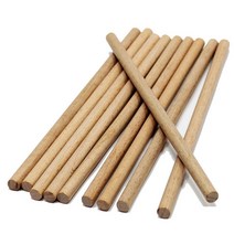 요기팜 DIY 나무 목재 우드 스틱 20cm x 0.8cm 10개 목봉 막대기 공예 만들기 재료