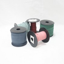 핸드메이크 샤무드 리본끈 스웨이드 인조 가죽 끈 세무 리본 100Y, 79.라일락