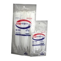한올 케이블타이 200 케이블타이규격 화이트 100P, 상세페이지 참조