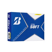 브리지스톤 골프공 EXTRA SOFT 2021 12개입, 12개 한팩개, 옐로우