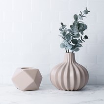 화병 세라믹 꽃화병 도자기화병, 화병 연그레이1p