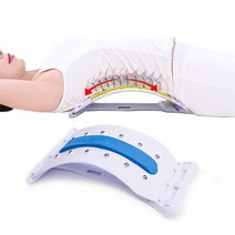 허리(요추) 마사지기 의자 자세교정기 척추교정기 등받이 바른자세교정 허리튼튼 스트레칭, 1개