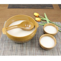 주방짱 국산 동동주잔 막걸리잔 막걸리 그릇 사발 표주박 항아리 모음, 1개