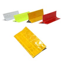 도로표시 임시차선 형광 테이프 (10개) 출입금지 위험경고, 백색