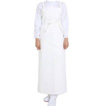 마이몰12 H형 방수 앞치마 무광 중 흰색 위생복앞치마 시장앞치마