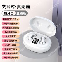 골전도이어폰 블루투스이어폰 이어폰 운동 운동할때이어폰 골전도 무선이어폰, 정부표준품, 화이트