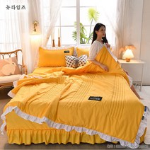 이불 여름 쿨톤 워싱 솜 가장자리 얇고 기계세탁 뉴타임즈 C31 B996B803