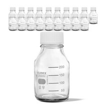 눈금 유리병, 20개, 250ml.