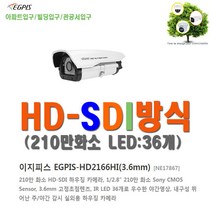 나다텔 XD-1643S 400만화소 Hybrid 16채널 DVR 녹화기외 추가상품, 이지피스 EGPIS-HD2166HI(3.6mm)