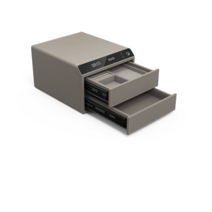 보석금고 1단 명품금고 가정용금고 스마트지문인식, 단일 레이어 블루 반도체 지문 +블루투스스마트