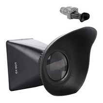 2.8x lcd 화면 확대 뷰 파인더 eos m 시리즈 카메라 용 canon 5dii7d500d550d5d iii600d60d 용 익스텐더 후드가있는 돋보기 뷰어 nikon 용