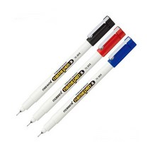 모나미 가는글씨용 네임펜 낱개 1자루 오피스원, 검정