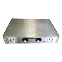 진공관 앰프 앰프스피커 블루투스앰프 미니 알루미늄 파워 케이스 VU 계량기 프리앰프 300B KT88 EL34 섀시 쉘 DIY 박스 376x286x60mm, [02] Nonporous