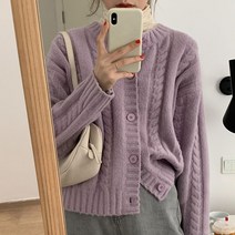 여성용 모피 부드러운 글루티너스 트위스트 스웨터 솔리드 컬러 카디건 새로운 봄 느슨한 라운드 넥 따뜻한 니트 코트 2022