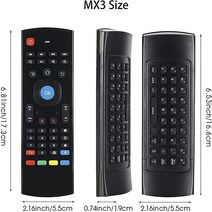 (2주배송) 엔비디아 안드로이드 티비 프로 CHUNGHOP MX3 보이스 에어 마우스 미니 소형 키보드 무선 리모컨 3-Gsensor HTPC PC PS3/4 Xbox 360 및, [04] 음성 및 백라이트가 있는 MX3