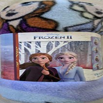 Disney Frozen II 100% Polyester Fleece Travel Blanket Featuring Anna and Elsa - 40 inches x 50 inche, 1