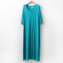 아이우먼 겹브이찰랑롱원피스 RA9356M204 빅사이즈