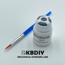 KBDiy 스위치 윤활유 그리스 오일 GPL105/205 DIY 기계식 키보드 키 캡 안정기 윤활제 GK61 Anne Pro 2 TM6, 한개옵션2, 02 GPL205 G00, 02 20G