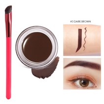 눈썹 펜슬 마커 타투 아이브로우펜 포마드 젤 메이크업 방수 염색 인핸서 색조 브러쉬, 세트 c
