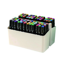 [만능공방]대용량 손잡이 연필꽂이 수납정리함 다용도 팬트리 테이블 수납정리함, 핑크칸막이