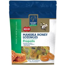 뉴질랜드직구 Manuka Health 허니 마누카꿀 프로폴리스 로젠제스 비타민C 250그램 1팩, 수량, 상세참조