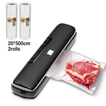 가정용 무선 진공 포장기, 검정 20x500cm2롤, 일본
