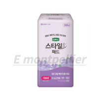 디펜드 여성용 스타일 패드 대용량, 26cm 대용량, 18개입, 3개
