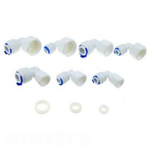 RO 워터 퀵 파이프 피팅 1/4 3/8 OD 호스, 1I4 호스-1I4 스레드, PLF