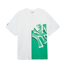 MLB 팝아트그래픽 메가 오버핏 반팔 티셔츠 NY White 262565