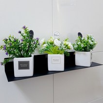 아트월 무타공 벽걸이선반 와이즈 거치대, KP-200(소)블랙