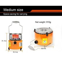 가스 히터 apg 2 in 1 2000w 휴대용 캠핑 스토브 가열 쿠커 요리 배낭 얼음 낚시 캠핑, q